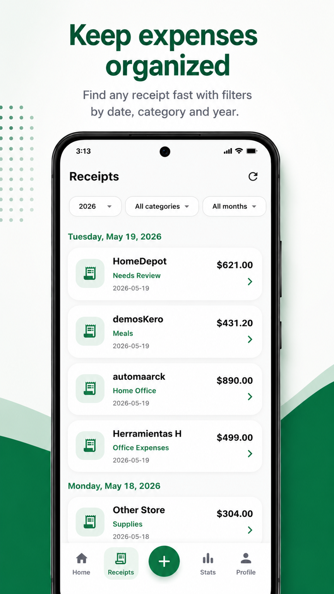 TaxPocket Receipts — Smart Receipt Scanner & Expense Manager